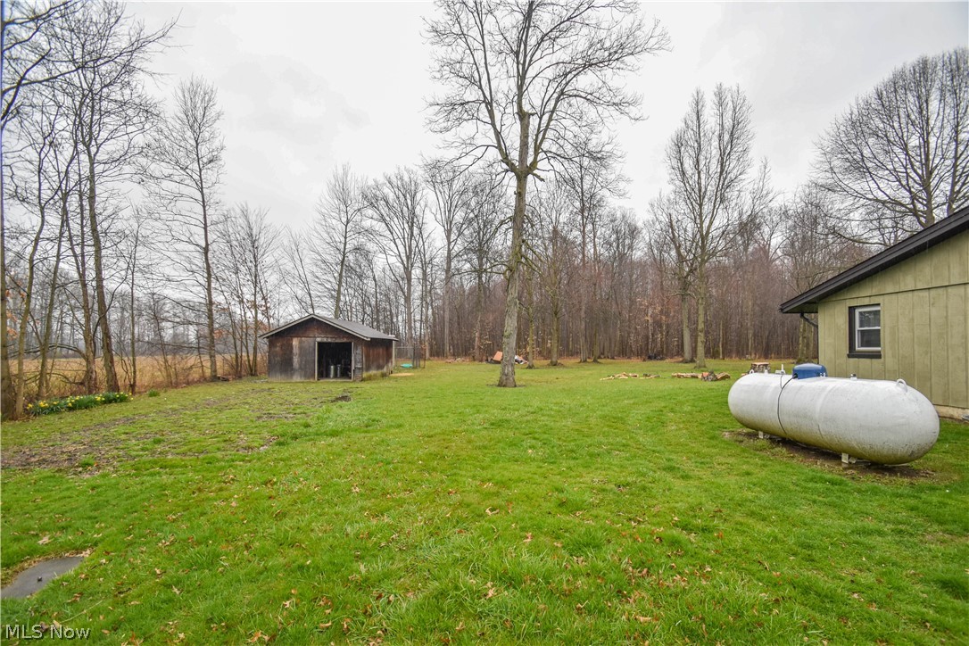 9506 Kirk Road North Jackson, OH 44451 - Photo 43 of 50 View of yard featuring an outdoor structure