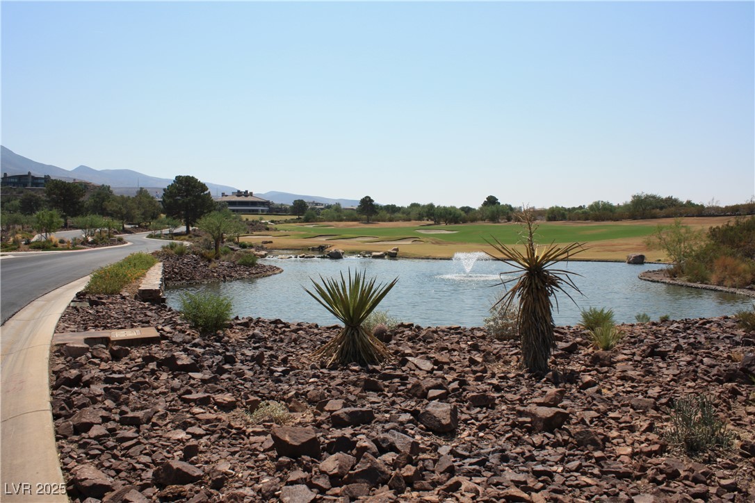 17 Chatmoss Road Henderson, NV 89052 - Photo 55 of 58 Water view featuring a mountain view and view of golf course of community