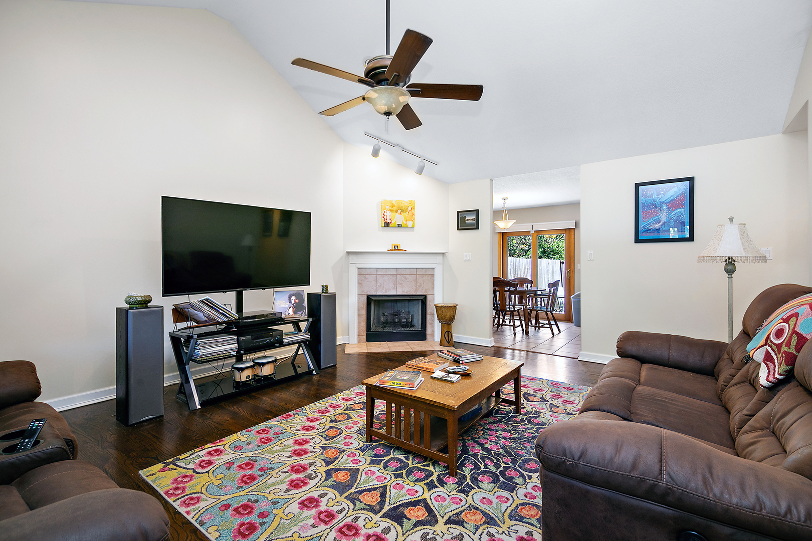 450 South Walnut Street Manteno, IL 60950 - Photo 2 of 14 a living room with furniture and a flat screen tv