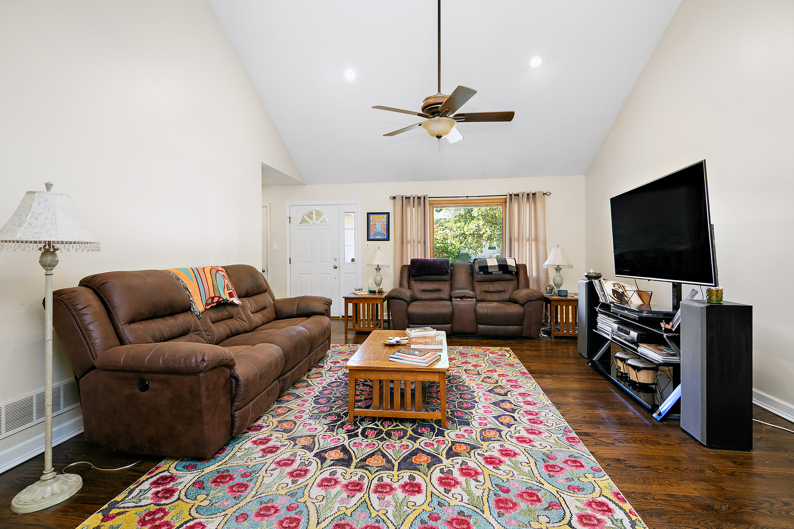 450 South Walnut Street Manteno, IL 60950 - Photo 3 of 14 a living room with furniture and a flat screen tv