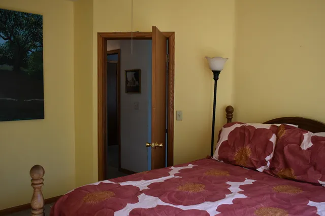 a view of an front door