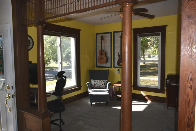 a view of workspace with windows