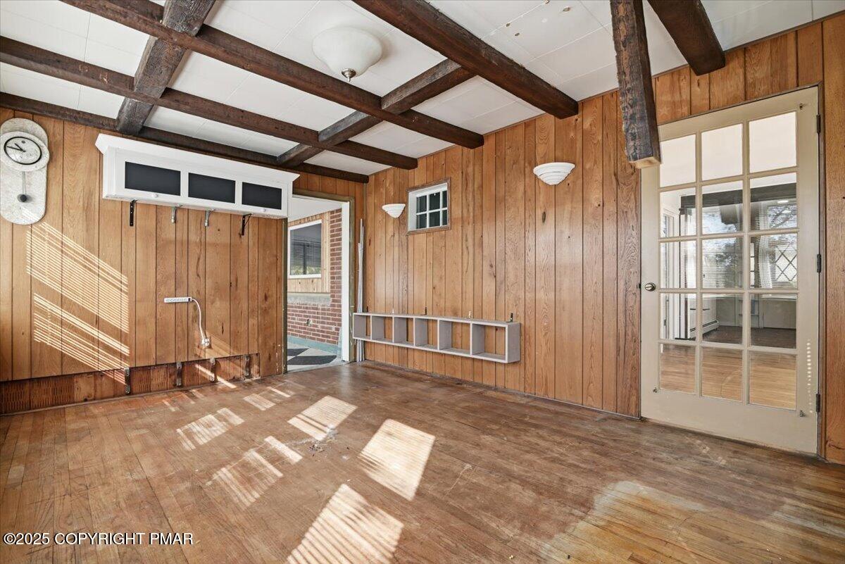 137 Berwick Heights Road East Stroudsburg, PA 18301 - Photo 34 of 88 a view of a porch with wooden floor and a window