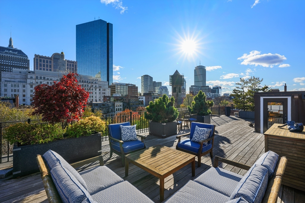 45-47 Commonwealth Avenue, Unit 5 Boston, MA 02116 - Photo 1 of 19 a view of a terrace with furniture