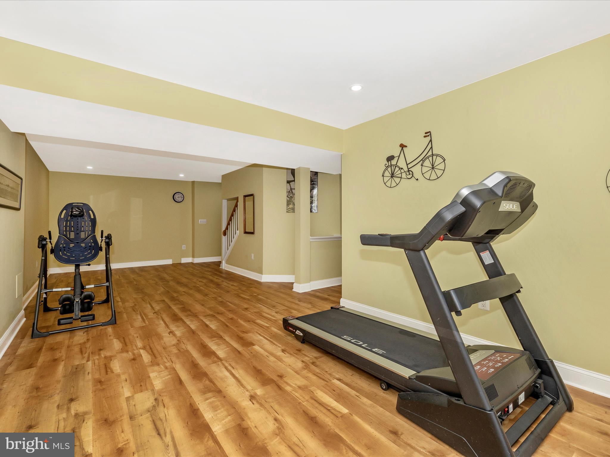 23133 Persimmon Ridge Road Clarksburg, MD 20871 - Photo 48 of 73 LVP flooring throughout the lower level.