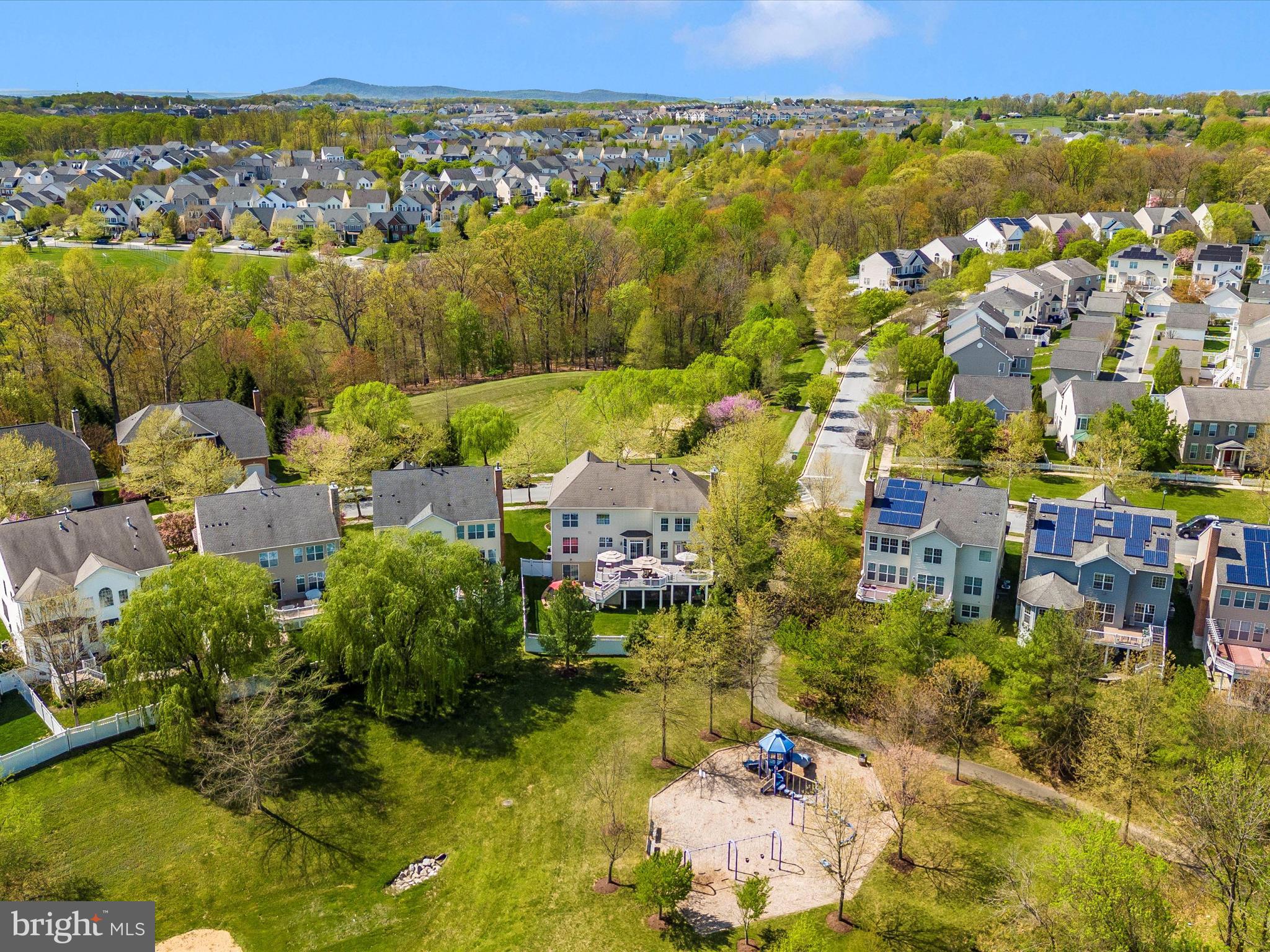 23133 Persimmon Ridge Road Clarksburg, MD 20871 - Photo 57 of 73 Aerial of the back of the property.