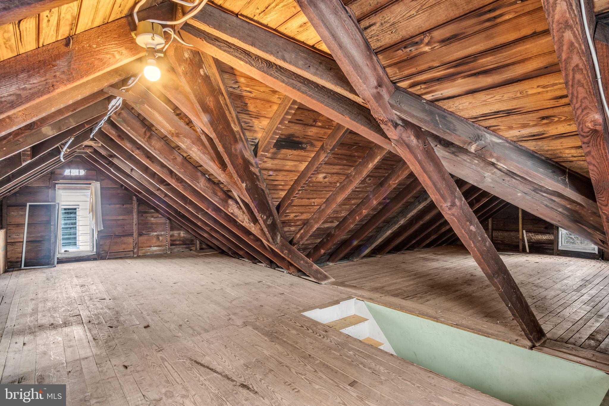 404 Main Street Lavelle, PA 17921 - Photo 23 of 33 Large Unfinished Attic Space