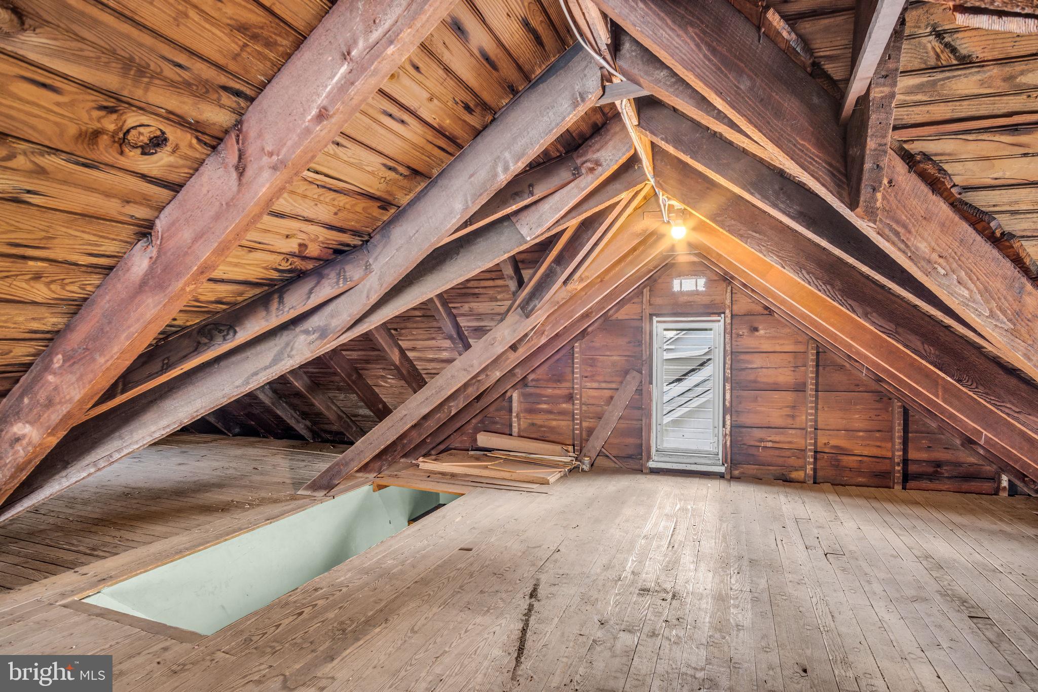 404 Main Street Lavelle, PA 17921 - Photo 24 of 33 Large Unfinished Attic Space