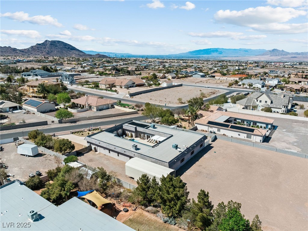 647 Foxhall Road Henderson, NV 89002 - Photo 67 of 82 Bird's eye view with a mountain view and a residential view