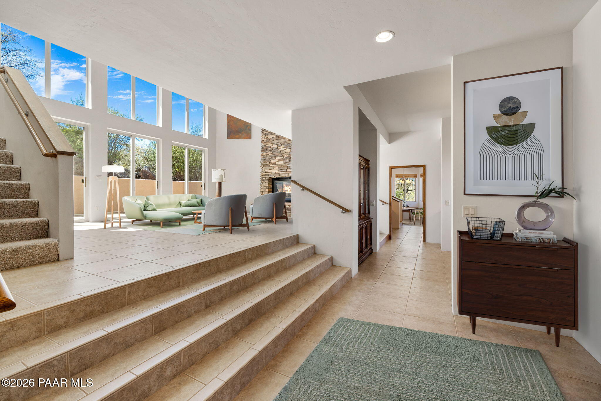1962 Forest View Prescott, AZ 86305 - Photo 9 of 47 9-Foyer to Living Room VS