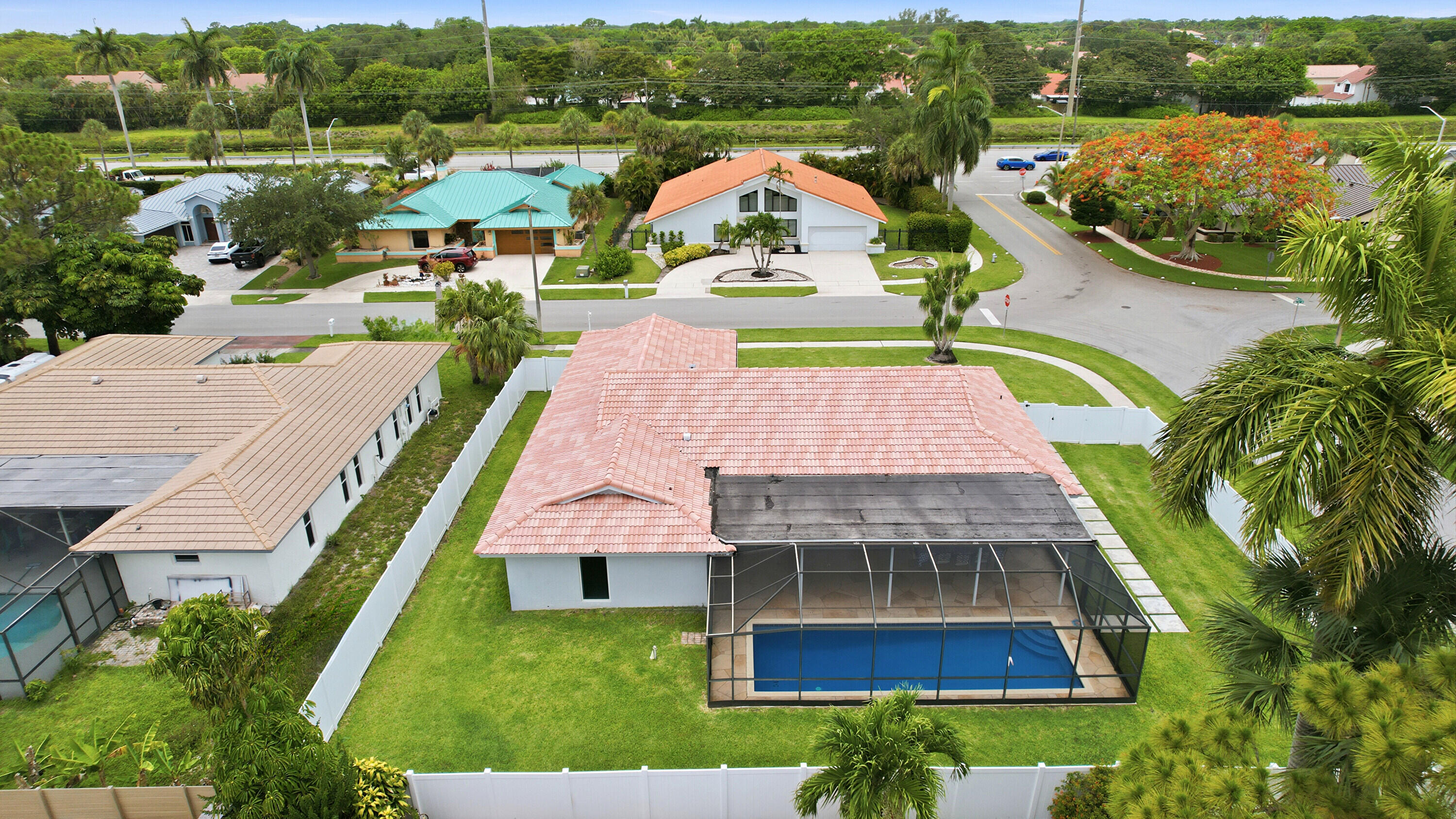 398 Northwest 22nd Avenue Boca Raton, FL 33486 - Photo 41 of 64 Aerial Back View
