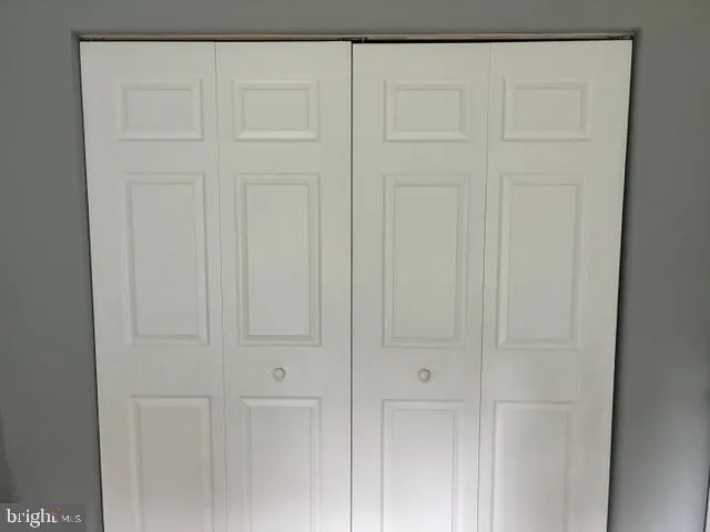 a view of a closet area