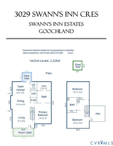 $512,000 | 3029 Swanns Inn Crescent, Goochland, VA 23063