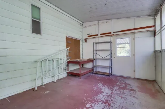 a view of an outdoor space with a lake view