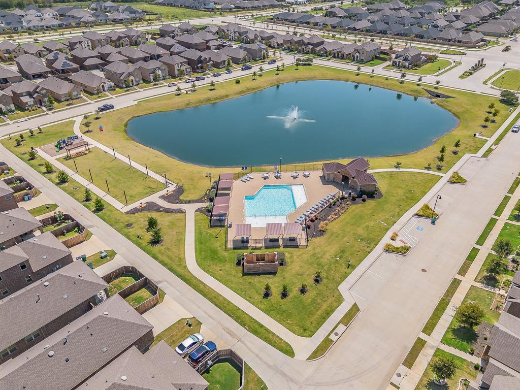 2727 Rambling Road Celina, TX 75009 - Photo 36 of 40 an aerial view of residential houses with outdoor space