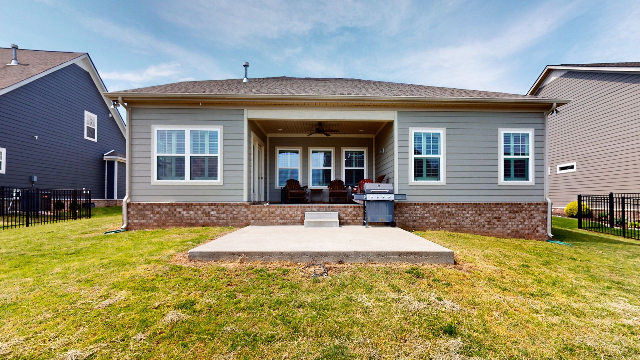 1047 Brayden Drive Fairview, TN 37062 - Photo 25 of 31 a view of a house with swimming pool and porch