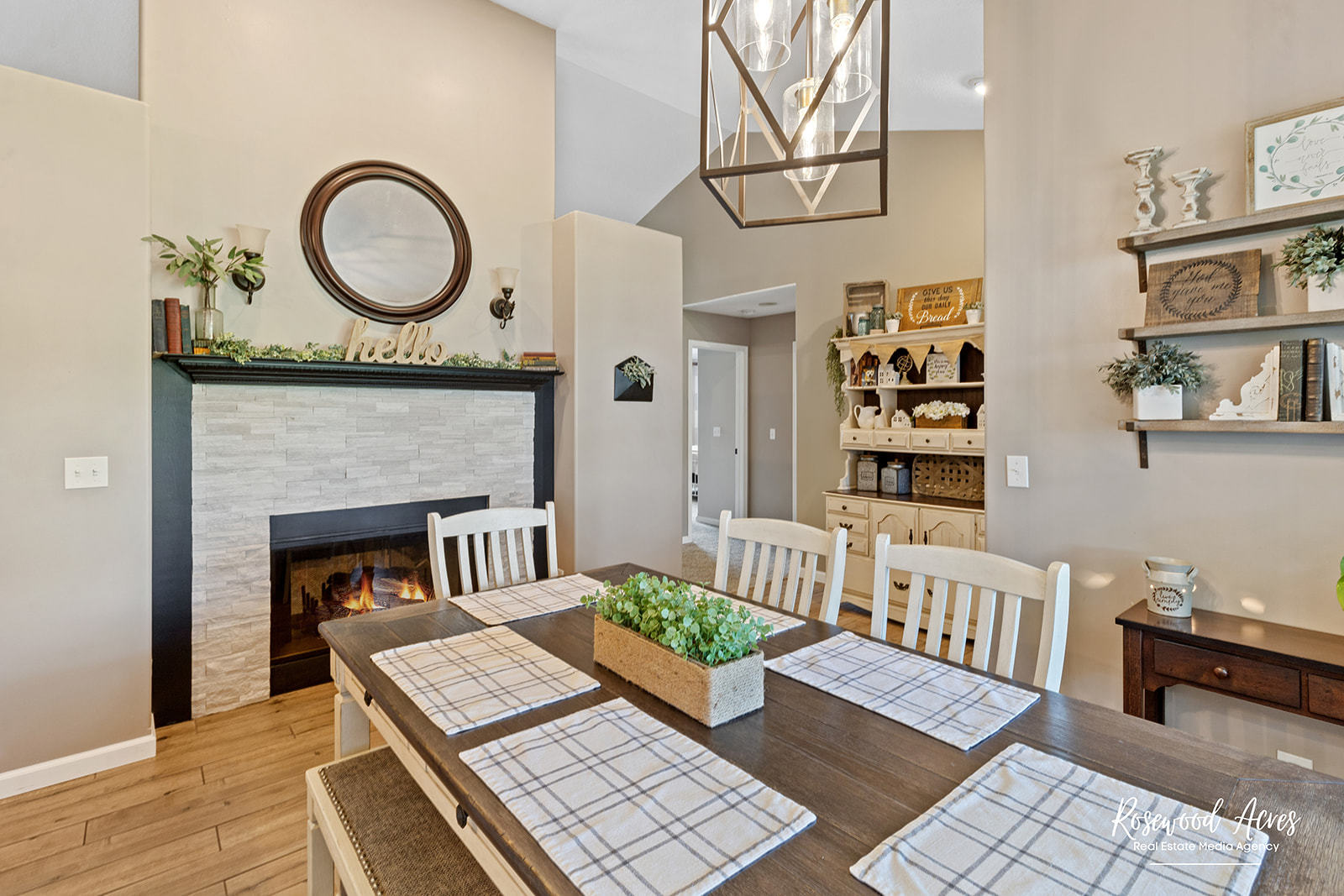 2650 Mooregate Turn Kankakee, IL 60901 - Photo 13 of 51 a view of a livingroom with furniture wooden floor and a fireplace