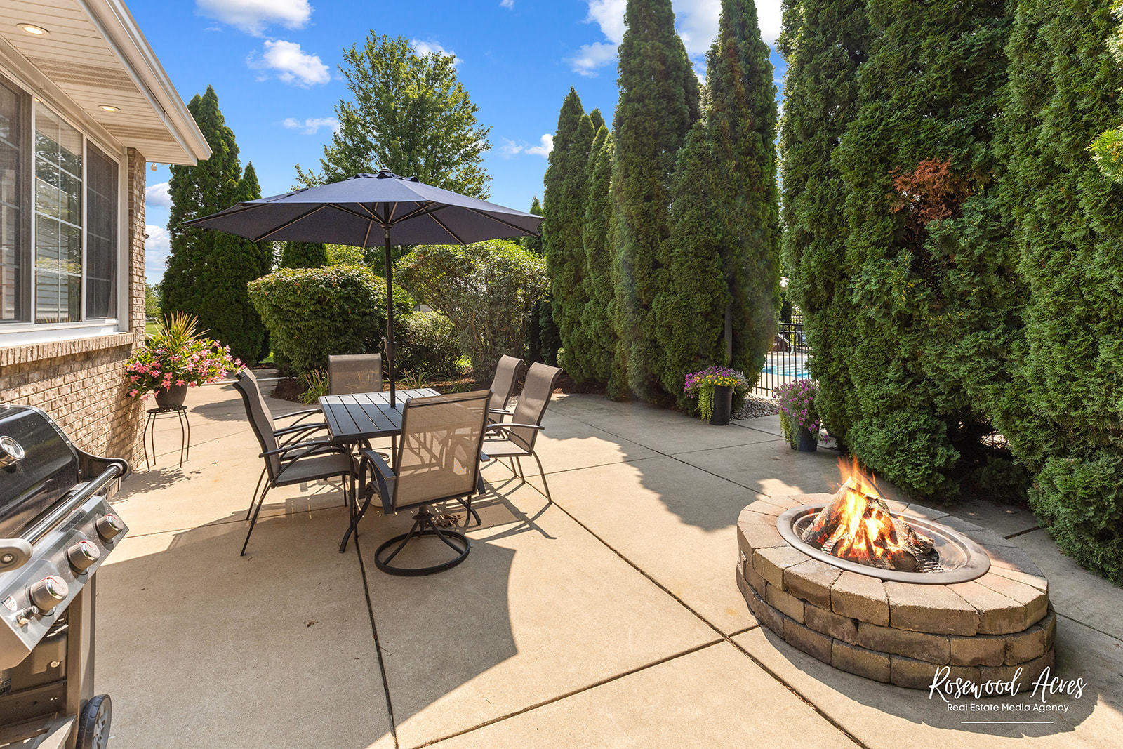 2650 Mooregate Turn Kankakee, IL 60901 - Photo 48 of 51 a view of a patio with fire pit and furniture