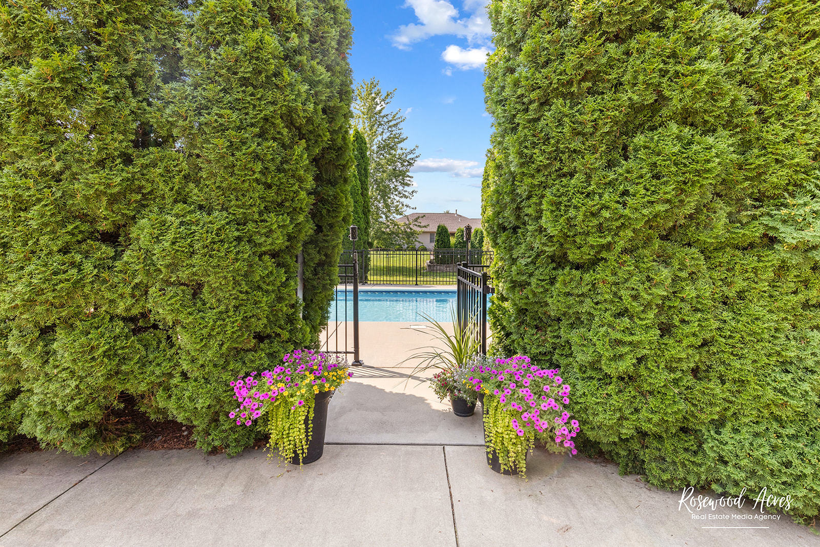 2650 Mooregate Turn Kankakee, IL 60901 - Photo 50 of 51 a small garden covered with tall trees