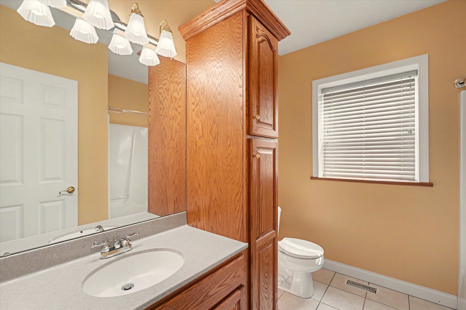 2910 Rutherford Drive Urbana, IL 61802 - Photo 32 of 62 a bathroom with a sink a toilet and a mirror
