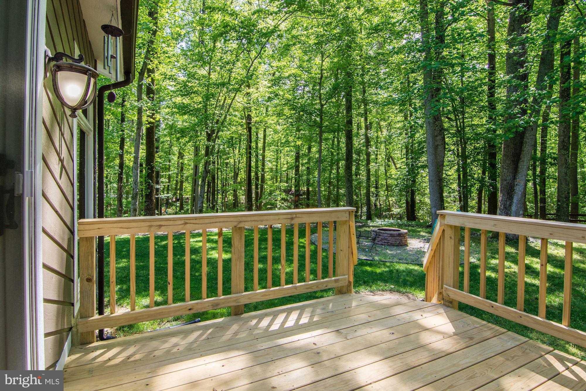 130 Claiborne Road Edgewater, MD 21037 - Photo 6 of 40 New Deck w/ Walk Down Stairs to Fire Pit