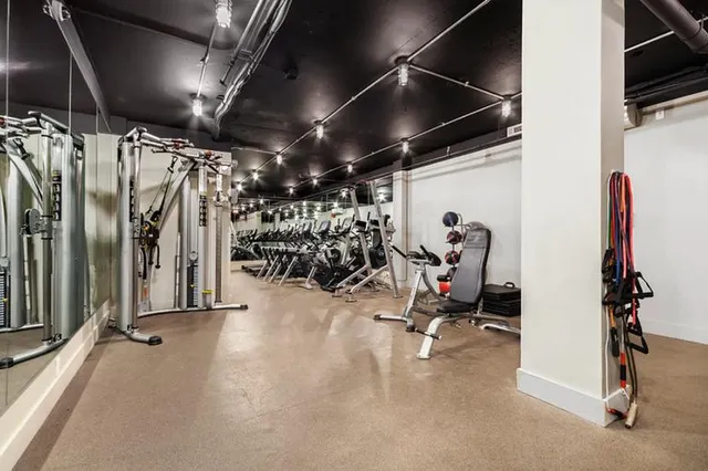 a view of a terrace with sitting area