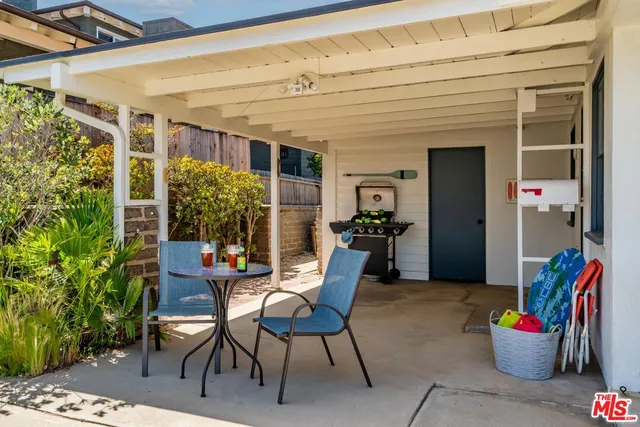 a outdoor space with furniture