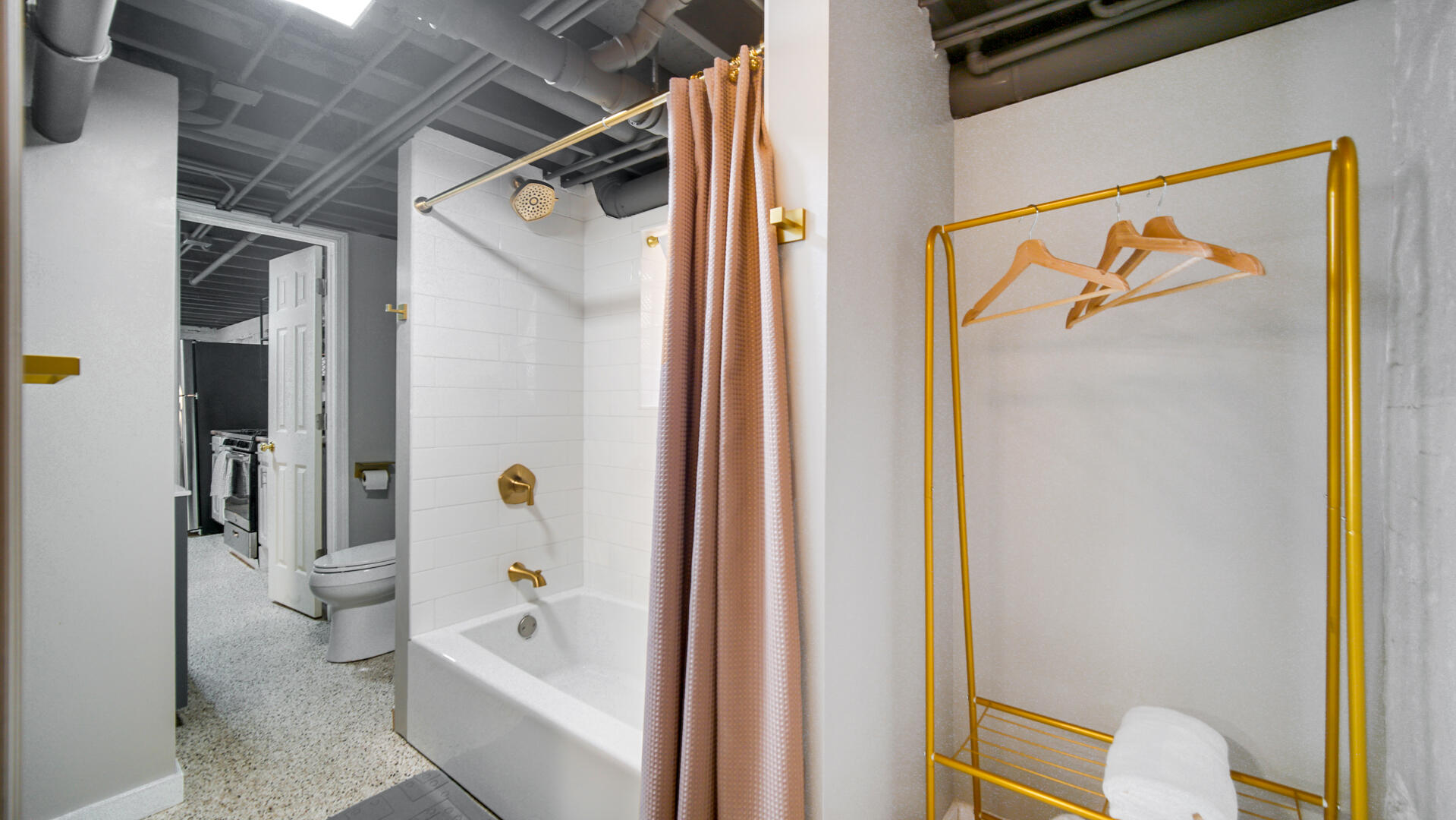 1422 Roberts Avenue Whiting, IN 46394 - Photo 8 of 29 a bathroom with a shower and a toilet