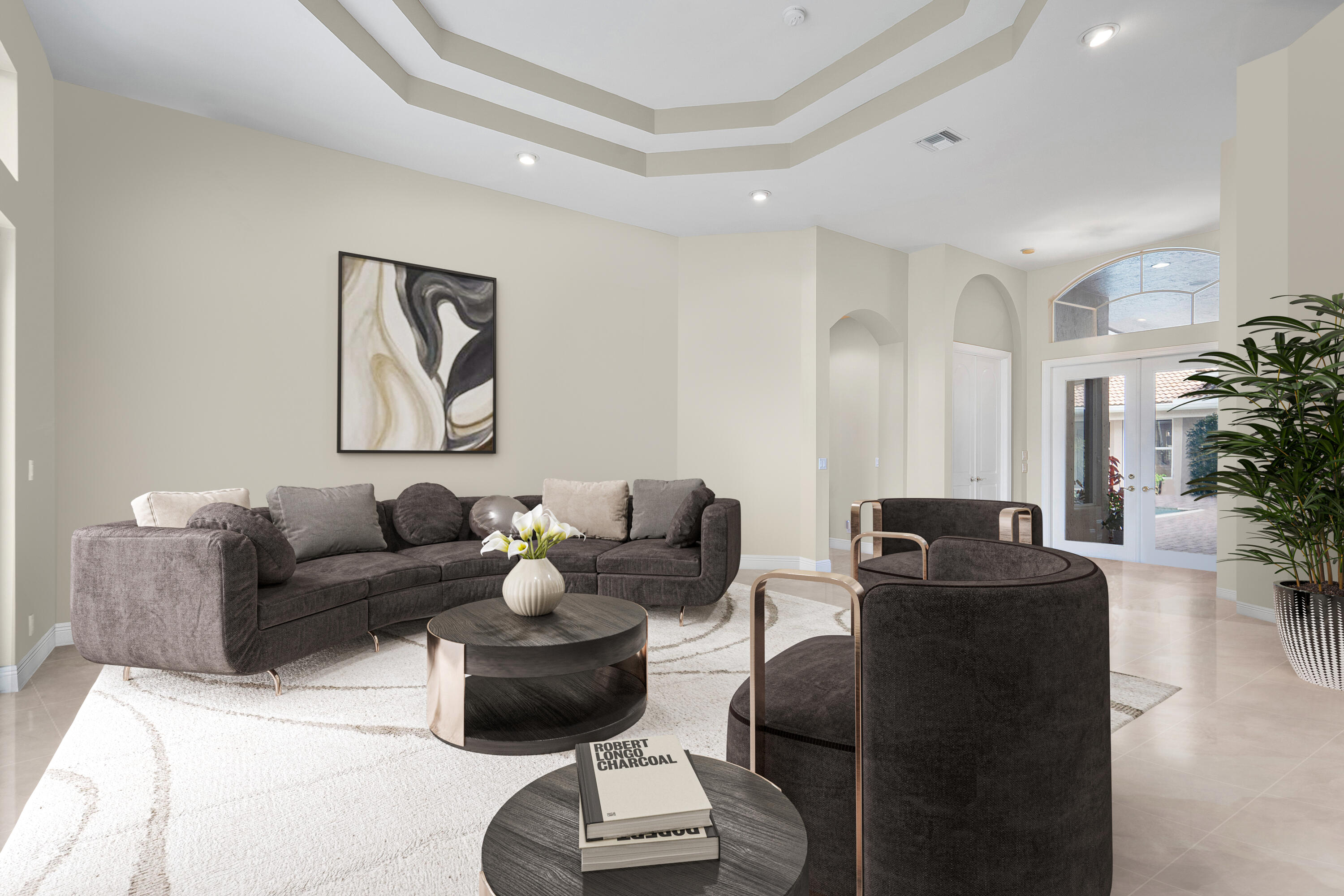 16396 Braeburn Ridge Trail Delray Beach, FL 33446 - Photo 6 of 94 VIRTUALLY STAGED - LIVING ROOM