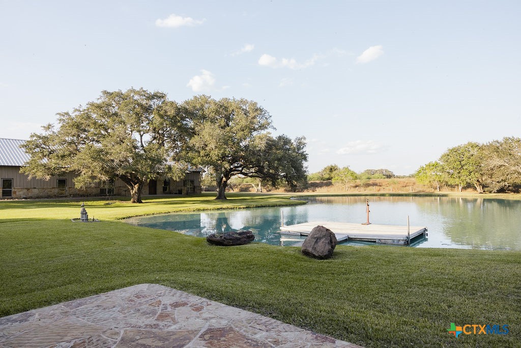 436 Jentry Road Inez, TX 77968 - Photo 32 of 42 a view of a lake with a lake in front of it