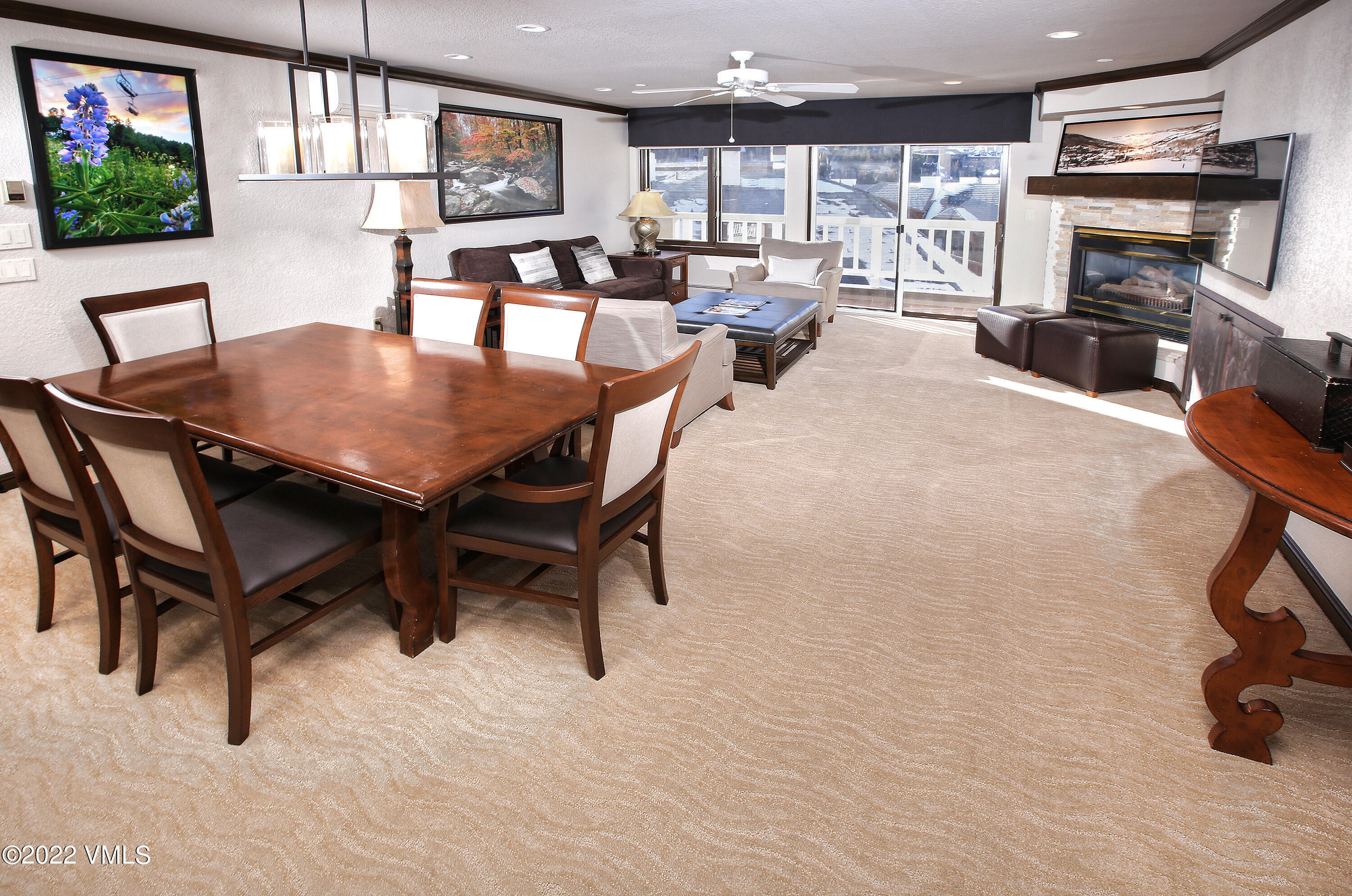 210 Offerson Road, Unit R20847 Beaver Creek, CO 81620 - Photo 9 of 11 a view of a dining room with furniture window and outside view