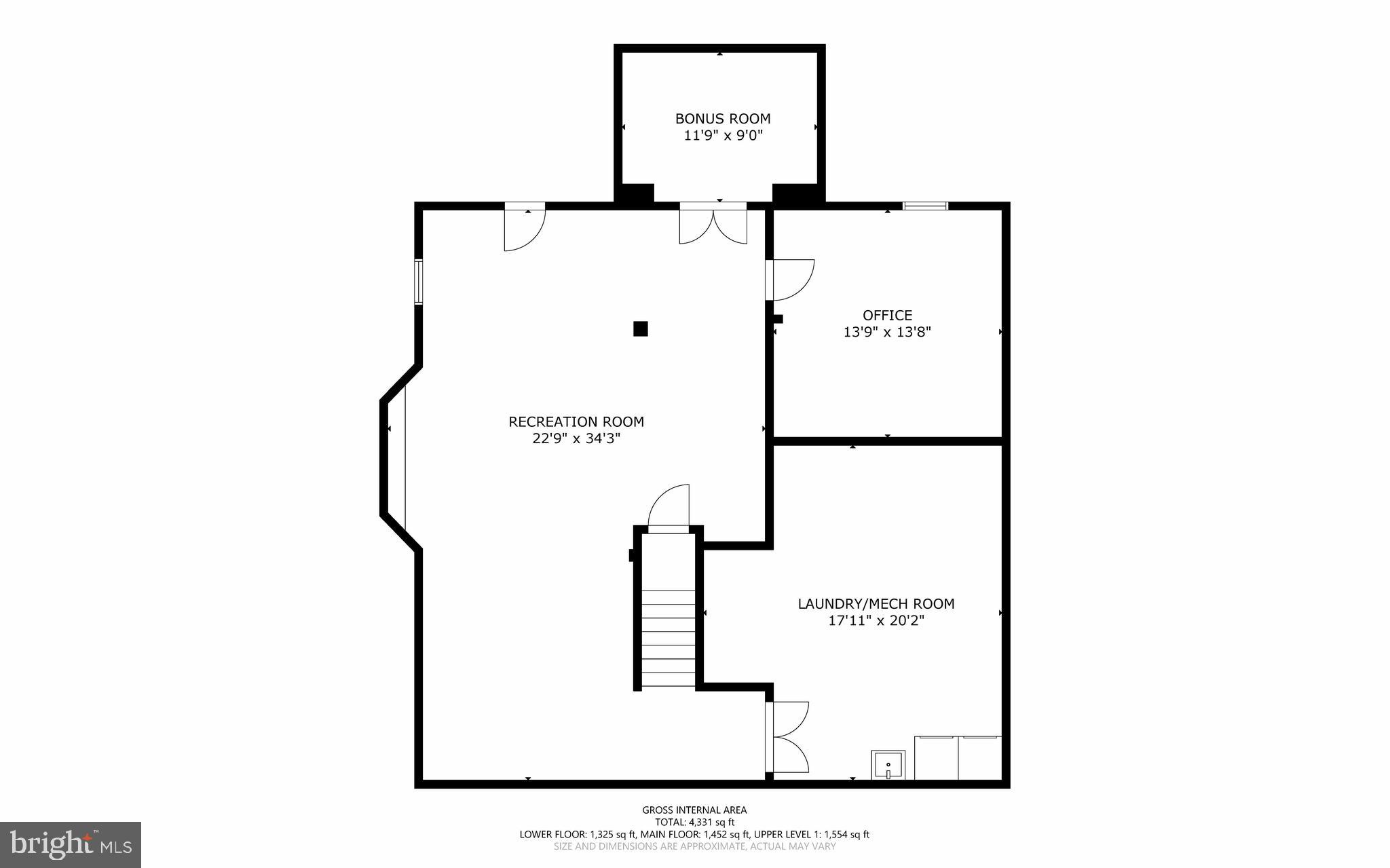 43464 Evans Pond Road Leesburg, VA 20176 - Photo 83 of 83 Lower Level Floorplan