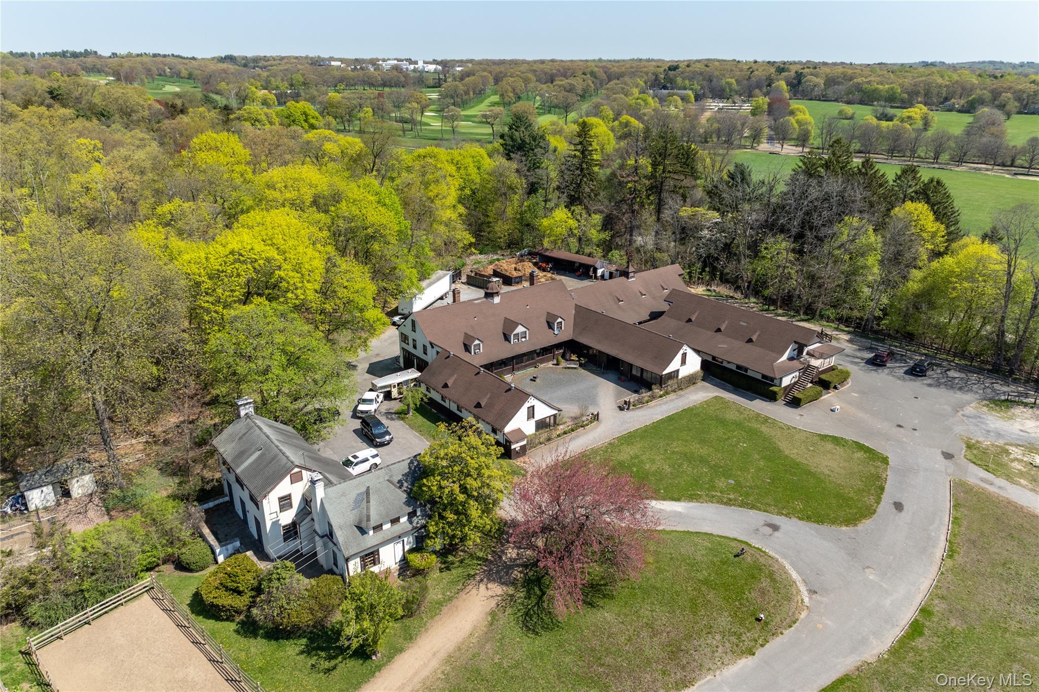 203 Store Hill Road Old Westbury, NY 11568 - Photo 49 of 50 an aerial view of residential house with outdoor space