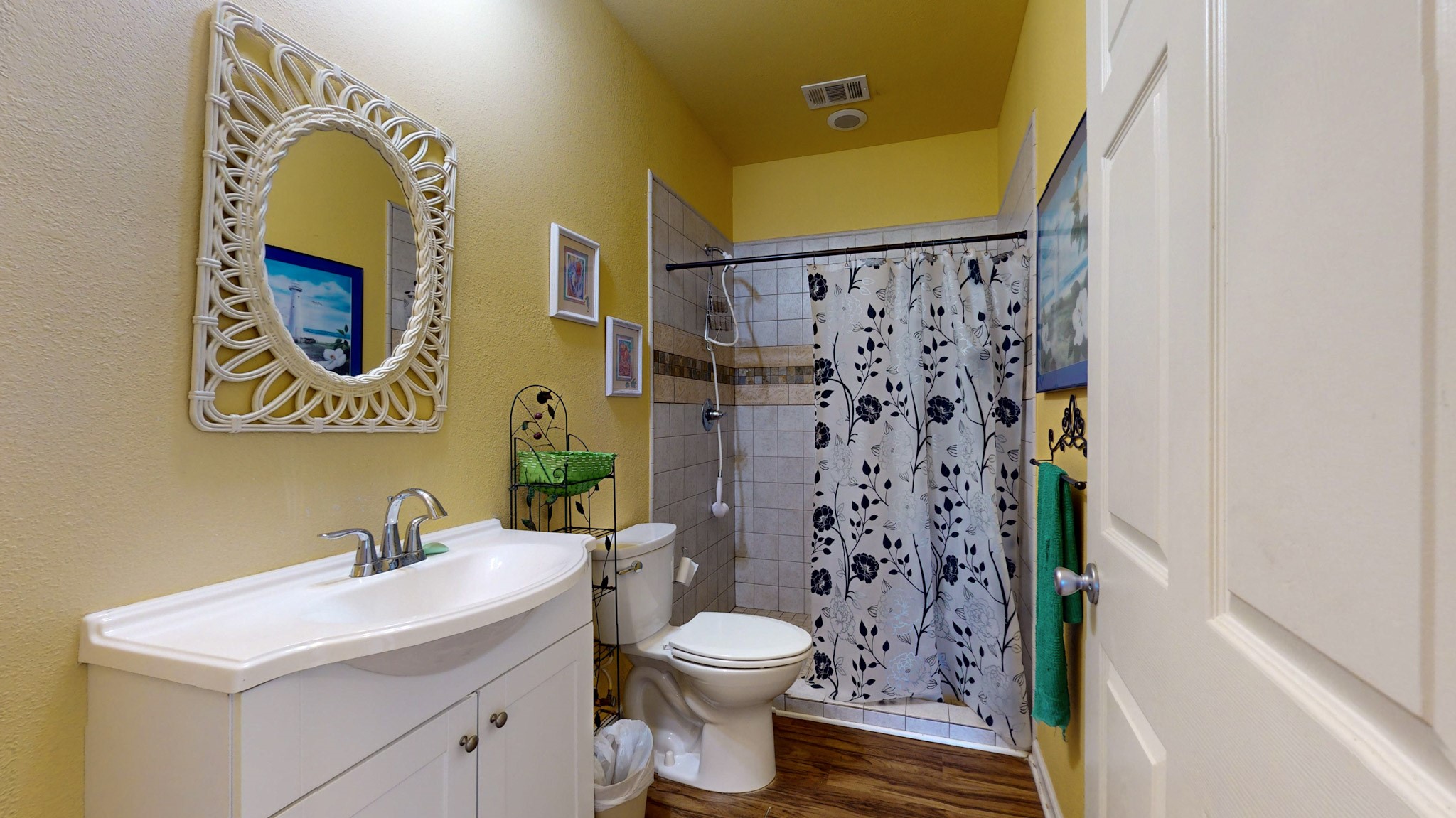 982 Kirks Road Port Bolivar, TX 77650 - Photo 30 of 39 a bathroom with a sink toilet and shower