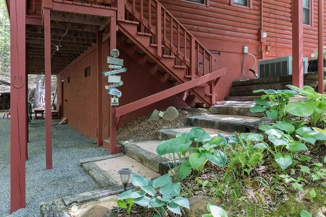 a view of a storage room
