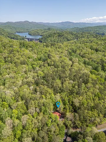 a view of a barn with a yard