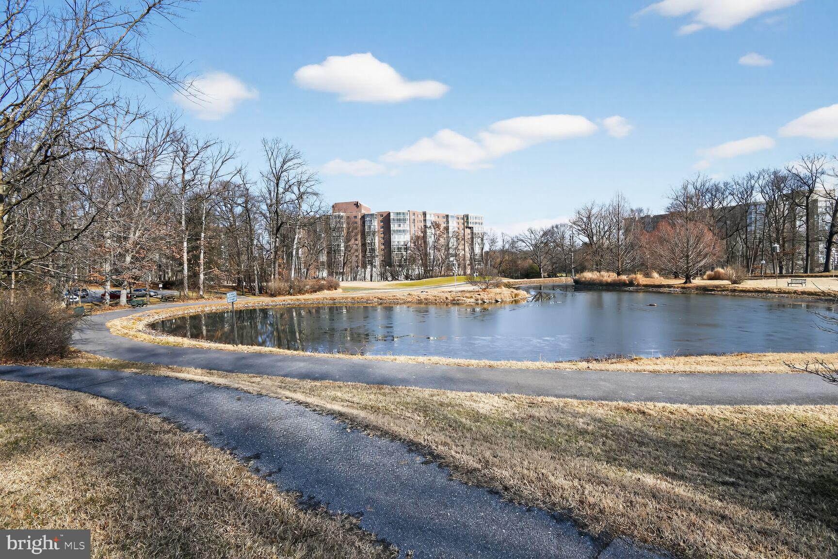 15115 Interlachen Drive, Unit 3904 Silver Spring, MD 20906 - Photo 31 of 43 a view of a lake with houses