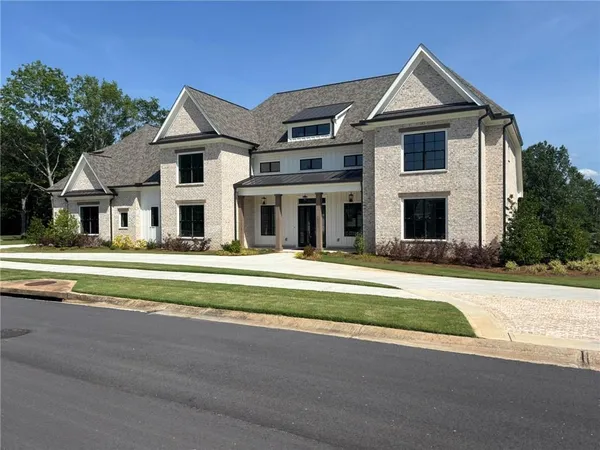 a front view of house with yard