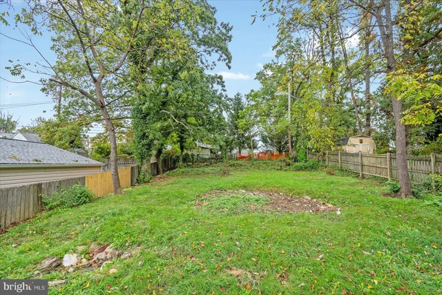 a view of a backyard with a garden
