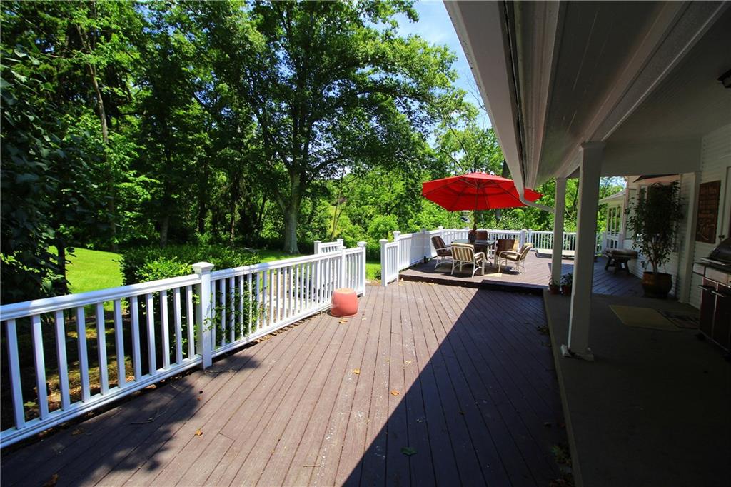 163 Sugar Run Road Eighty Four, PA 15330 - Photo 16 of 25 View of back deck and back porch entry from back of garage.