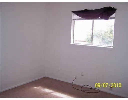 a view of small space with a window