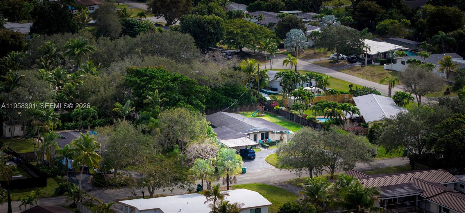 12415 Southwest 93rd Court Miami, FL 33176 - Photo 30 of 30 an aerial view of a house with a yard
