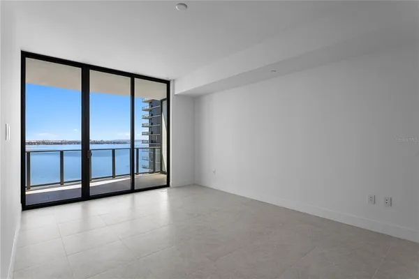 a view of an empty room