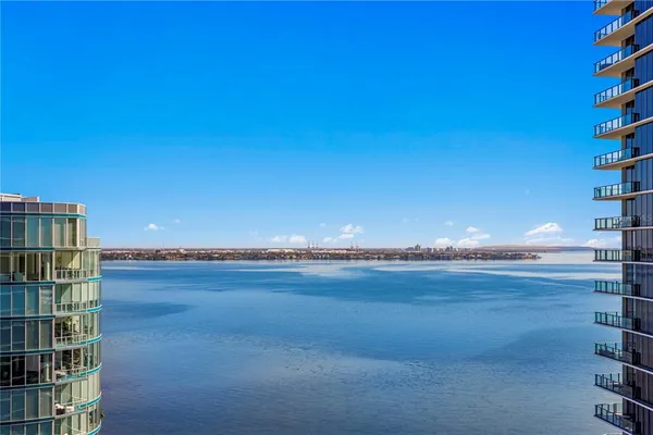 a view of livingroom and kitchen with furniture