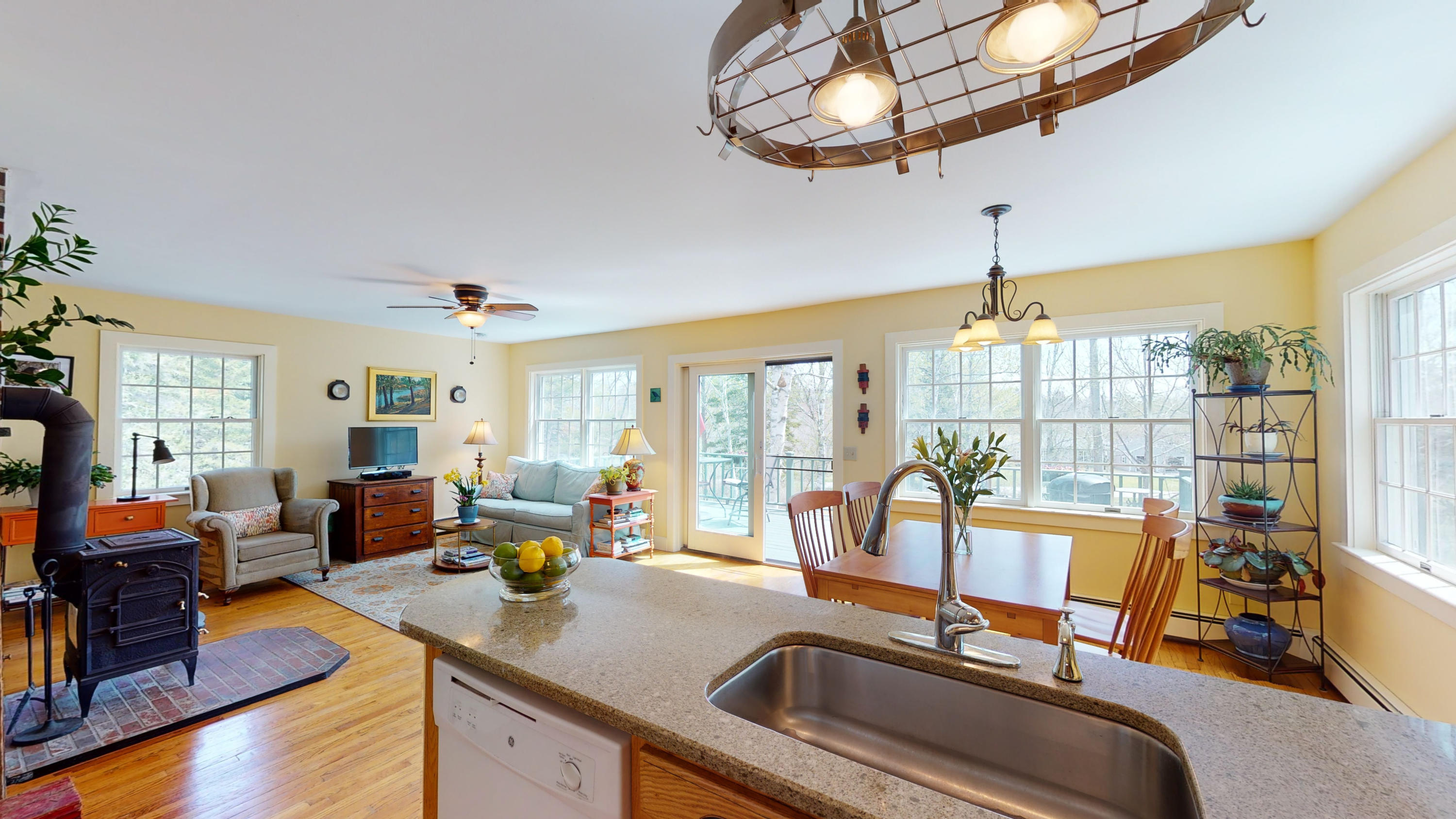13 Hathorne Point Road Cushing, ME 04563 - Photo 21 of 44 View of Dining & Living Room Area