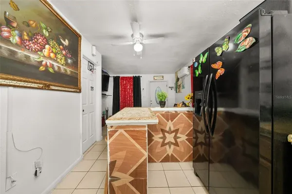 a very nice looking room with a large window