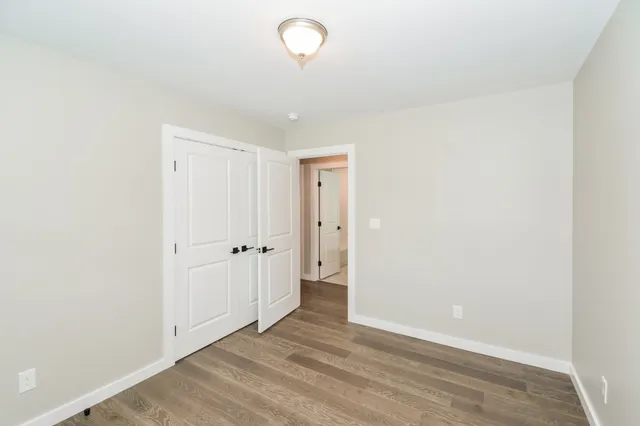 wooden floor in an empty room