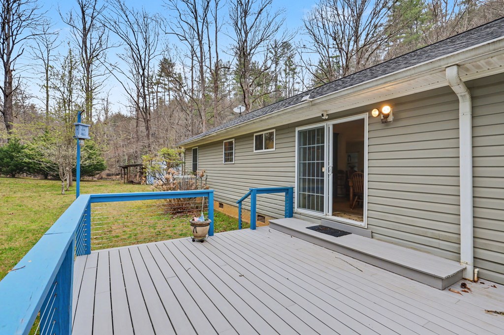 4790 Fires Creek Road Hayesville, NC 28904 - Photo 12 of 61 a view of house with swimming pool and sitting area