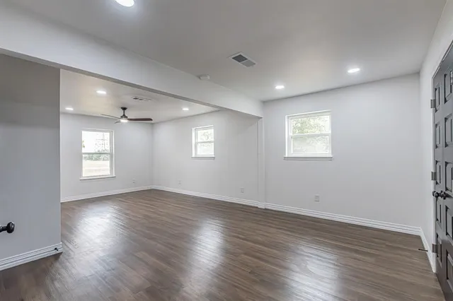 wooden floor in an empty room