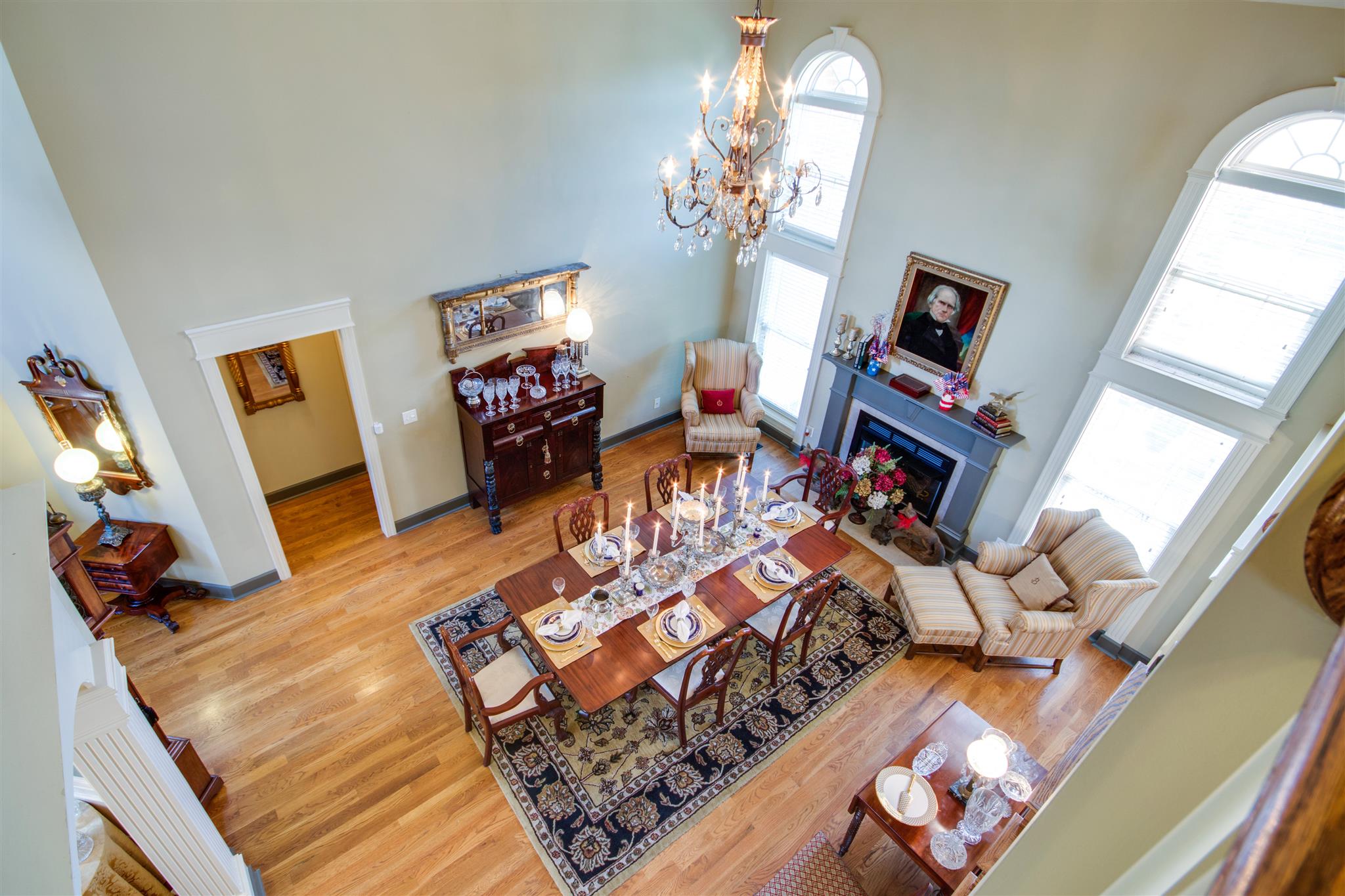 453 Savannah Ridge Murfreesboro, TN 37127 - Photo 20 of 29 Looking down from the upstairs into the living room